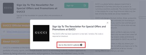 gucci discount codes|gucci ireland discount code.